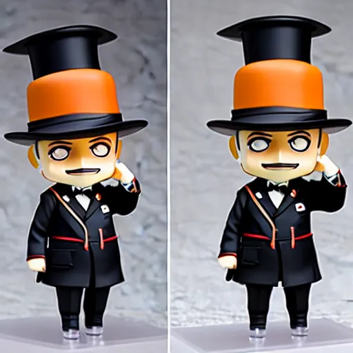 Image similar to nendoroid winston churchill, detailed, custom