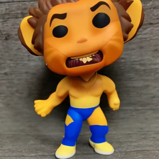 Prompt: lion king funko pop