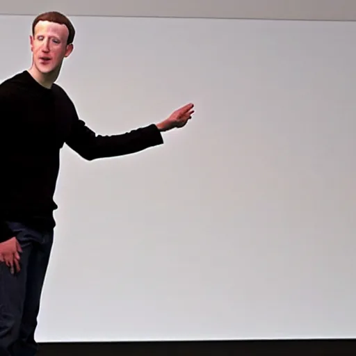 Image similar to i - robot but with zuckerberg