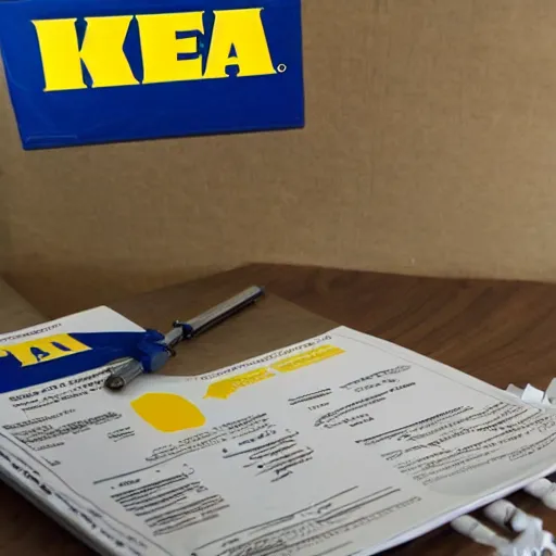 Prompt: ikea assembly instructions for a nuclear bomb