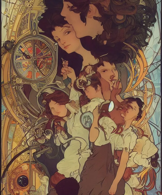 Prompt: Future scientists discover the cure on space station, detailed, elegant, intricate, beautiful, digital painting, artstation, concept art, smooth, sharp focus, by Alphonse Mucha and Shepard Fairey