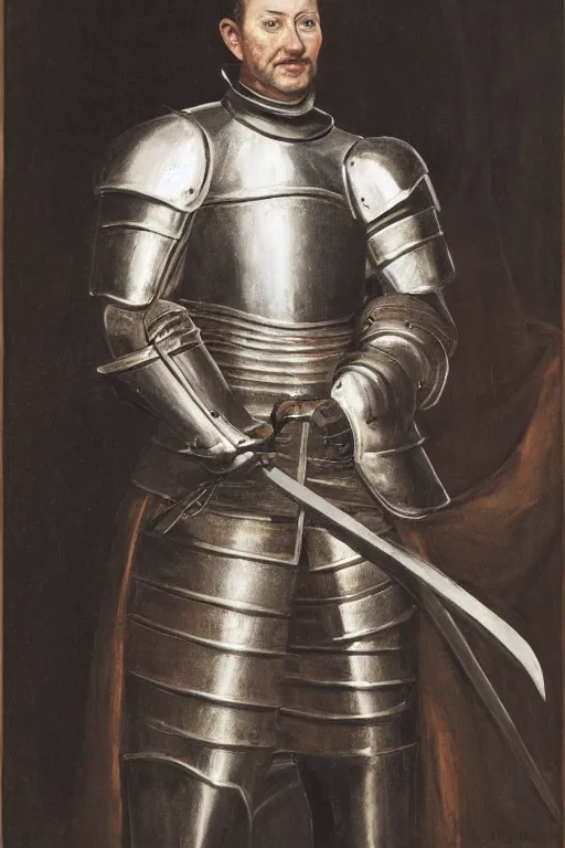 Prompt: portrait of a knight