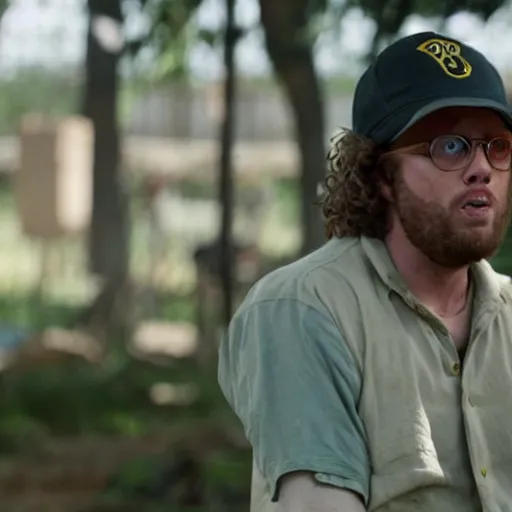 Prompt: t. j. miller as rickety cricket, it's always sunny in philadelphia, 8 k