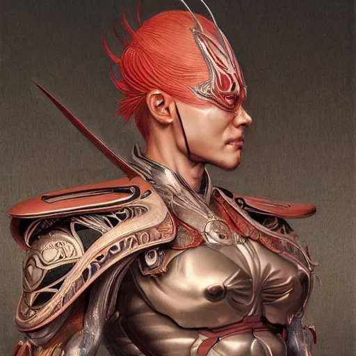 Prompt: ultra realistic illustration of yoshimitsu tekken, intricate, elegant, highly detailed, digital painting, artstation, concept art, smooth, sharp focus, illustration, art by artgerm and greg rutkowski and alphonse mucha