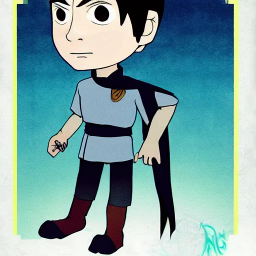 Image similar to Elijah Wood in Avatar: the last airbender, designed by Bryan Konietzko