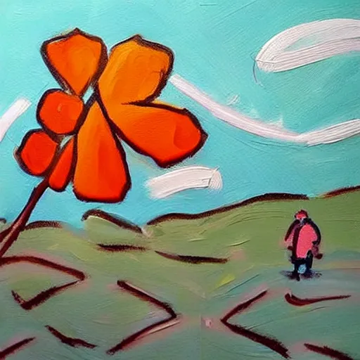 Image similar to i've been trying to figure out my own painting style for the last decade. today, i think i found it.