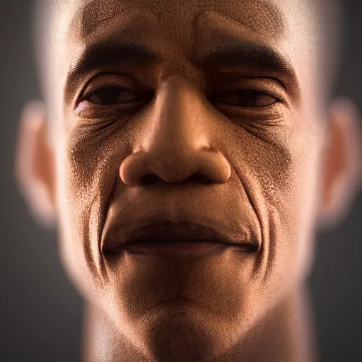 Image similar to realistic photo portrait of a man, renaissance style, looking like obama, volumetric lights, trending on artstation, studio photo, intricate details, highly detailed