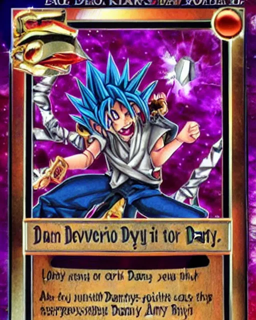 Image similar to Yugioh card for danny devito