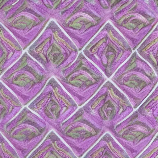 Prompt: textile smooth organic pattern, lavender, light purple, white, orange