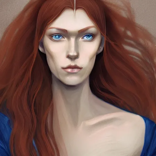 Prompt: beautiful portrait of shallan davar, trending on artstation