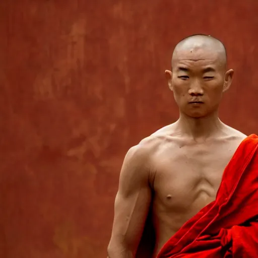 Image similar to Shaolin Monk pondering his orb