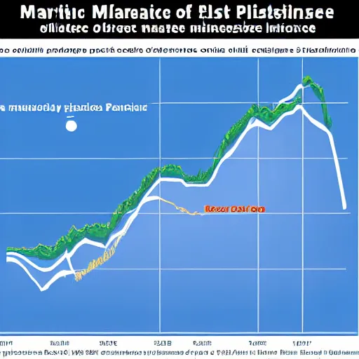 Image similar to a masterpiece isometric graph of historic marine oil prices by visualcapitalist trending on bloomberg