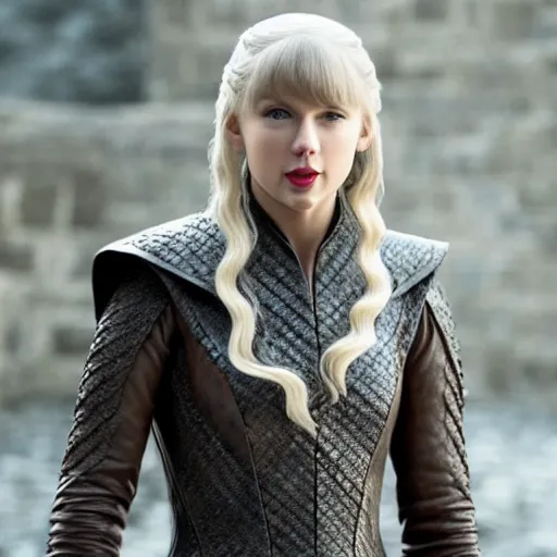Prompt: still of taylor swift in game of thrones