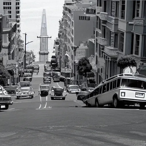 Image similar to San Francisco's Lombard Street In 1975