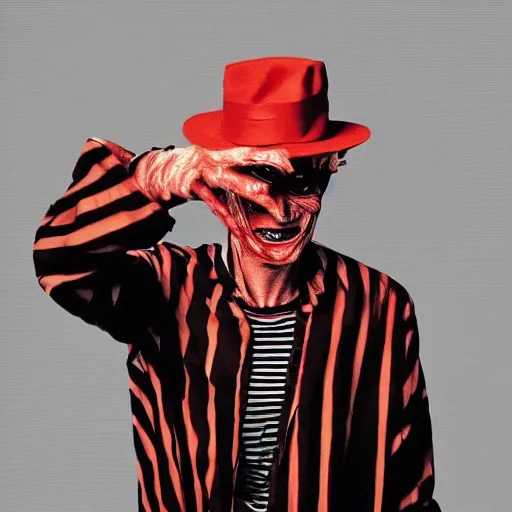 Prompt: tinder photo of Freddy Krueger-n 6