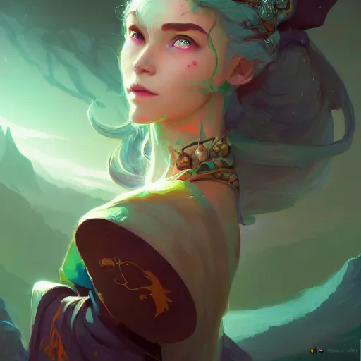 Image similar to a beautiful portrait of a beautiful jade sorceress, game of thrones concept art by pete mohrbacher and guweiz and ilya kuvshinov, digital art, highly detailed, intricate, sharp focus, trending on artstation hq, deviantart, unreal engine 5, 4 k uhd image