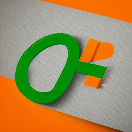 Prompt: l i f e typographic logo, vector, sharp, green on orange background,