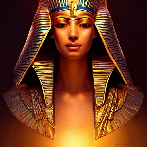 with photorealitic Diffusion | OpenArt god Stable | isis of portrait goddess anubis