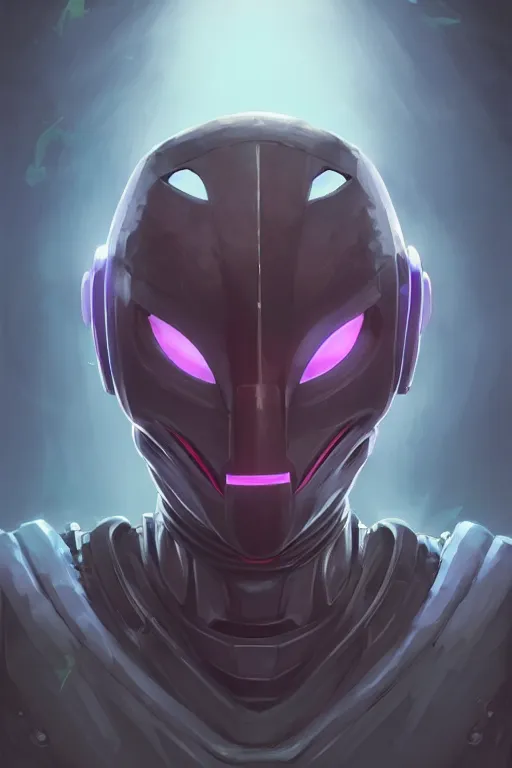 Image similar to epic mask helmet robot ninja portrait stylized as fornite style game design fanart by concept artist gervasio canda, behance hd by jesper ejsing, by rhads, makoto shinkai and lois van baarle, ilya kuvshinov, rossdraws global illumination radiating a glowing aura global illumination ray tracing hdr render in unreal engine 5