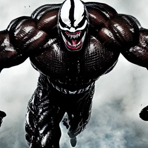 Prompt: dwayne johnson as venom