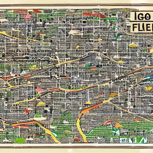 Image similar to map of lagos by fela kuti