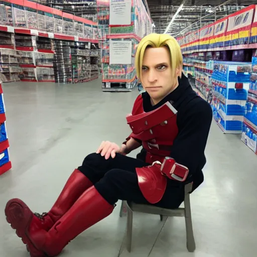 Image similar to edward elric at costco