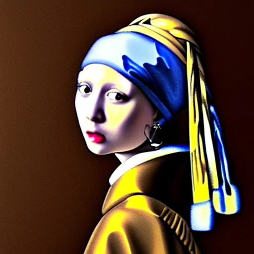 Prompt: girl with a pearl earring, anime drawing, digital art, anime screenshot, trending on pixiv