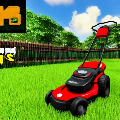 Prompt: lawnmower simulator 2 0 2 1, rtx 3 0 5 0, gameplay footage, surrealism mod