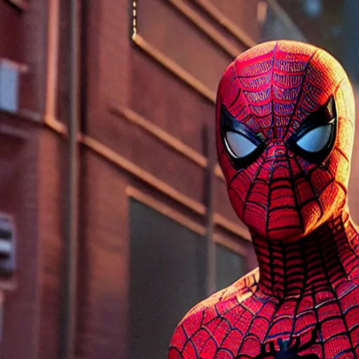 Image similar to bill murray as spiderman, movie still, promotional shot