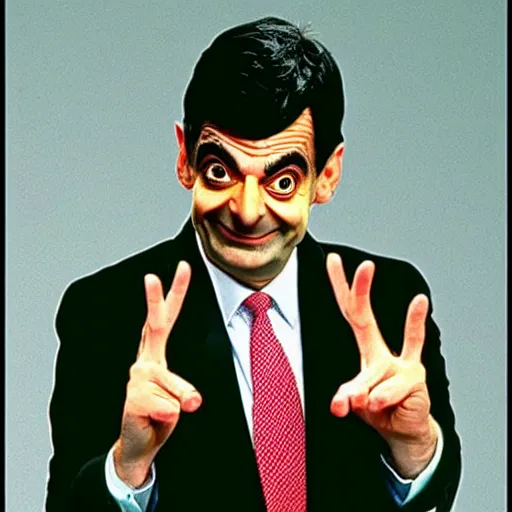 Image similar to 1990 photo of Mr Bean in WWE