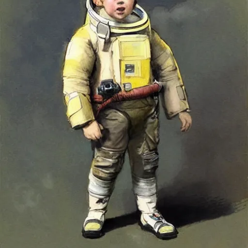 Prompt: (((((portrait of boy dressed as retro space explorer in an actionpose . muted colors.))))) by Jean-Baptiste Monge !!!!!!!!!!!!!!!!!!!!!!!!!!!