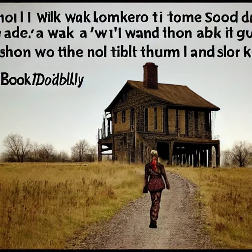 Prompt: I walk 47 miles of barbed wire, I use a cobra snake for a necktie, I've got a brand new house on the roadside made of rattlesnake hide, its got a smokestack chimney laid on top made out of human skulls, now come on take a little walk with me doll and tell me who do you love? Bo Diddley, Afrofuturism, intimidating stare, deviantart, matte painting by Samson Pollen