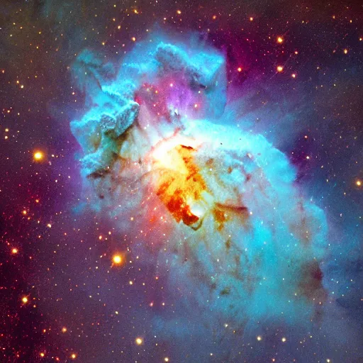 Prompt: A nebula made of marble, James Webb telescope, high quality photo, closeup