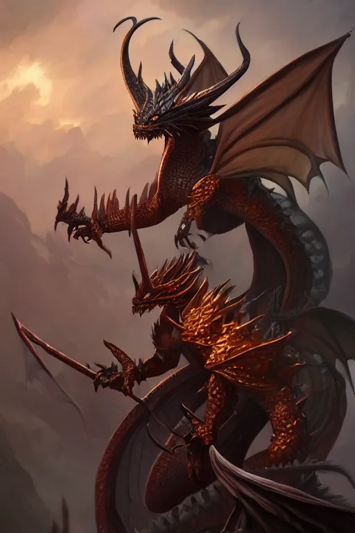 Image similar to epic dragon warlock character design, highly detailed, d & d, fantasy, highly detailed, digital painting, trending on artstation, concept art, sharp focus, illustration, global illumination, ray tracing, realistic shaded, art by artgerm and greg rutkowski and fuji choko and viktoria gavrilenko and hoang lap