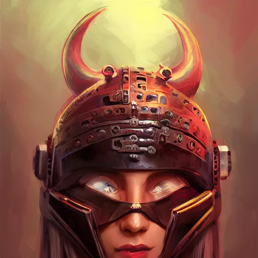 Image similar to cyberpunk viking helmet mask warrior goddess robot ninja fantasy, art gta 5 cover, official fanart behance hd artstation by jesper ejsing, by rhads, makoto shinkai and lois van baarle, ilya kuvshinov, ossdraws