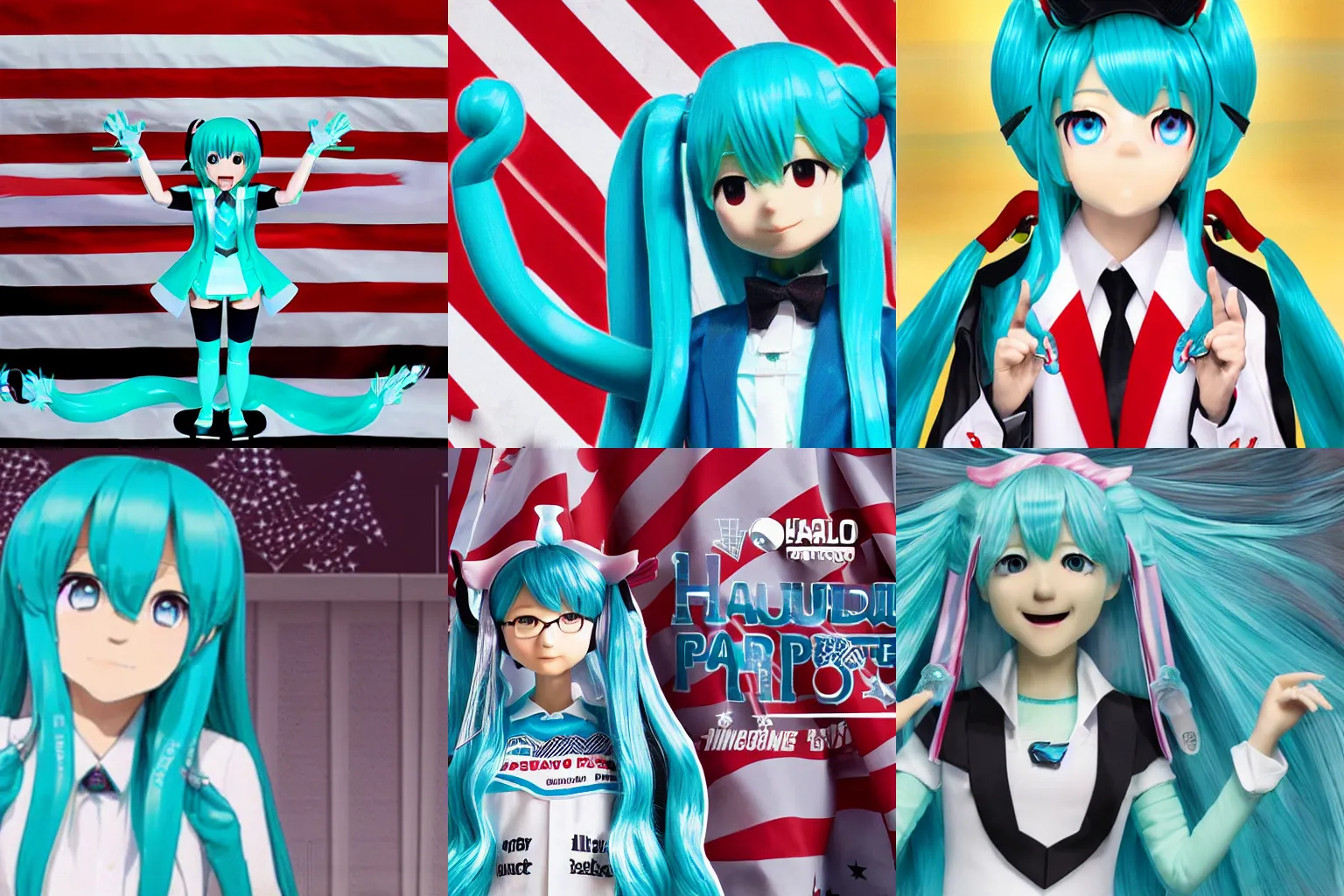 Hatsune Miku as president of the united states, | Stable Diffusion ...