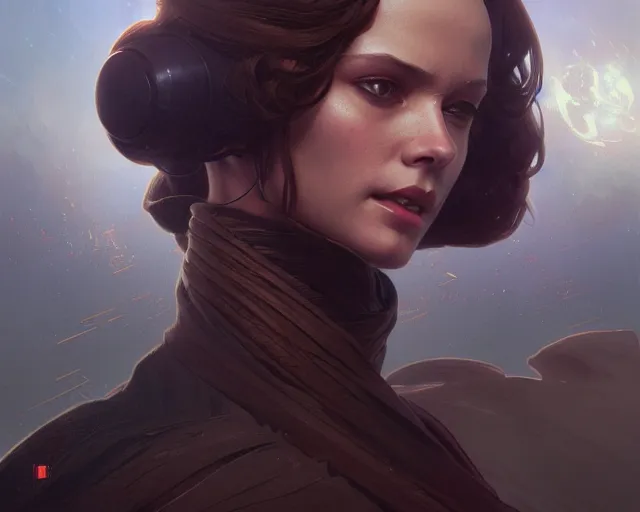 Image similar to photography of tahiri veila, deep focus, star wars legends, science fiction, intricate, highly detailed, digital painting, artstation, concept art, matte, sharp focus, illustration, art by artgerm and greg rutkowski and alphonse mucha