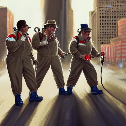 Prompt: the ghostbusters stay puff marshmallow man wearing timberland shoes and hat while smoking a joint and walking in new york city, highly detailed portrait, digital painting, artstation, artstation hq