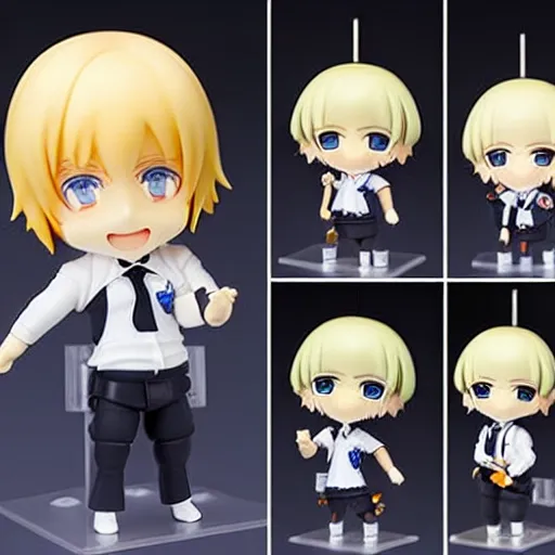 Image similar to Boris Johnson An anime Nendoroid of Boris Johnson, figurine, detailed product photo