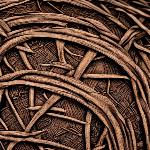 Prompt: intricate texture, tangled, wood burn, random, micro details, ultra detailed, hyperrealistic, 8k resolution