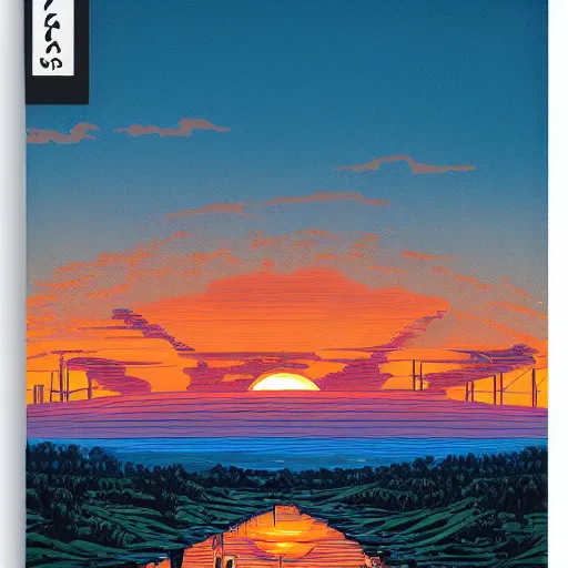 Image similar to Clouds at sunset by Dan Mumford