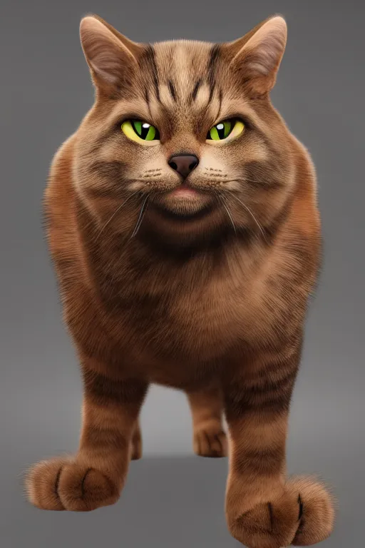 Prompt: a cat mixed with a bodybuilder, very detailed, ultrarealistic, dramatic lighting, electrical details, high details, 4k, 8k, best, accurate, trending on artstation, fur, groom, k9, photorealism, ultrarealistic, octane render, ray tracing, mental ray, catdog, unreal engine 5