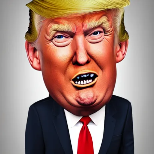 Image similar to donald trump caricature