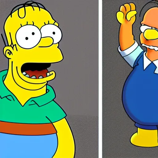 Image similar to viktor orban as homer simpson