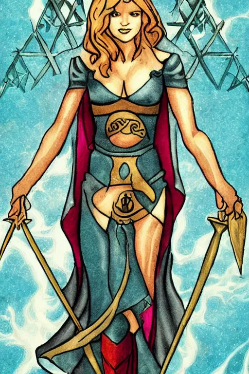 Image similar to tarot card!!! justice!! mysterious! misty! obscure!