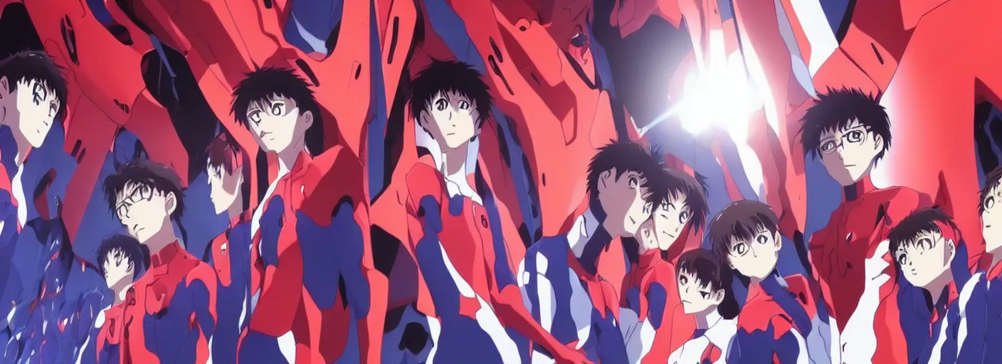 Image similar to the end of evangelion, 4K