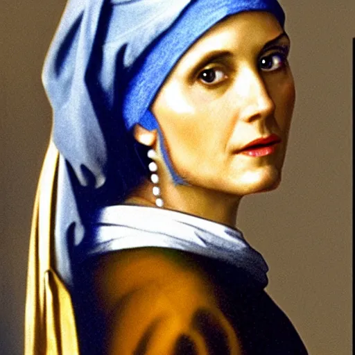 Image similar to monica geller as the girl with the pearl earring