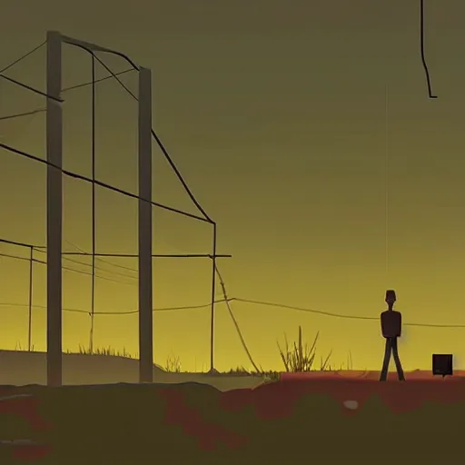 Image similar to kentucky route zero, videogame