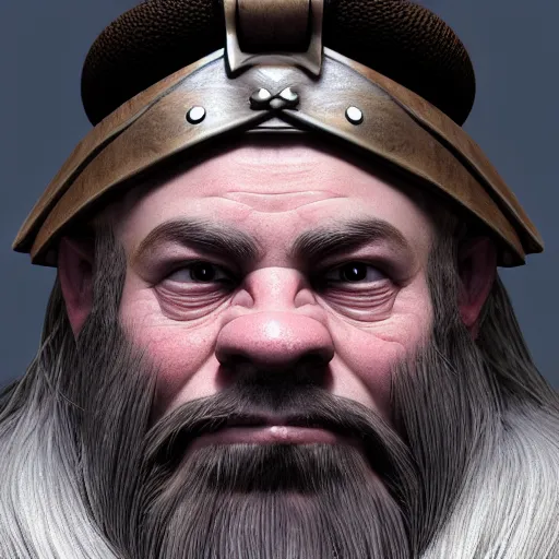 Image similar to realistic portrait of a dwarf cleric, high detail, 8 k, octane render, dark fantasy