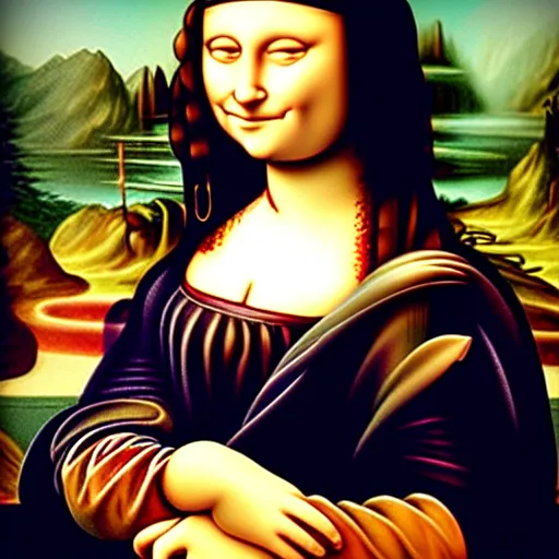 Prompt: Hargrid as Mona Lisa painting